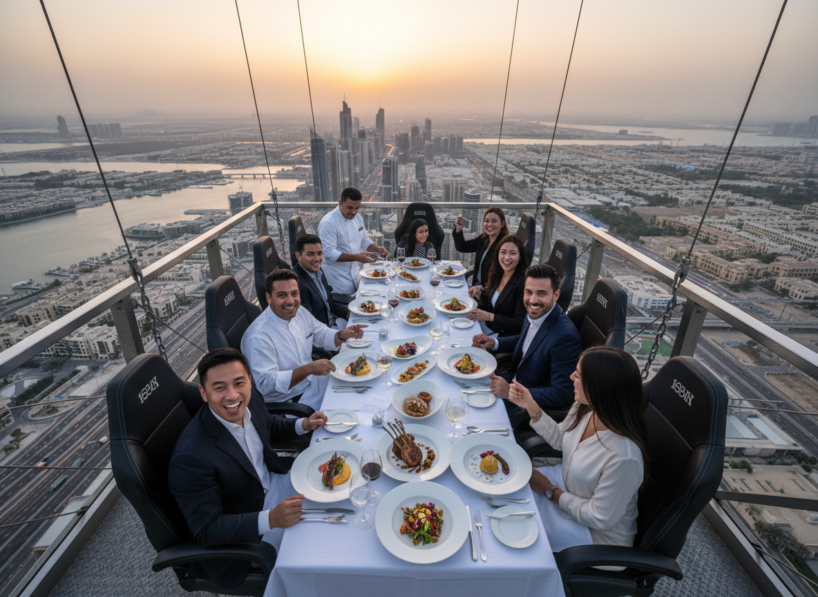 Dinner in the Sky Dubai photo 4