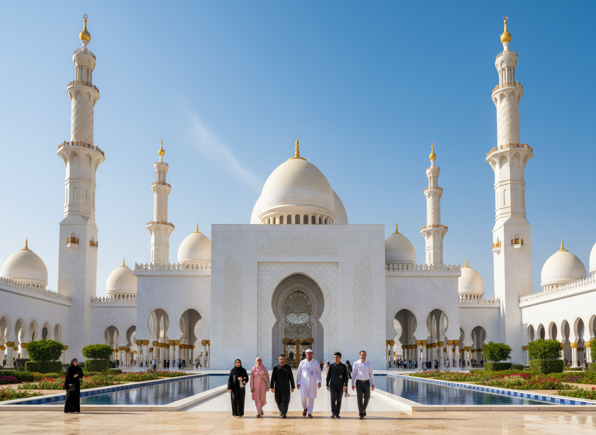 Sheikh Zayed Grand Mosque Tour photo 4