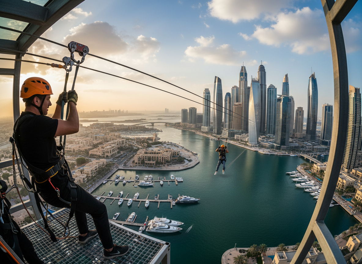 XLine Dubai Marina Zipline photo 3