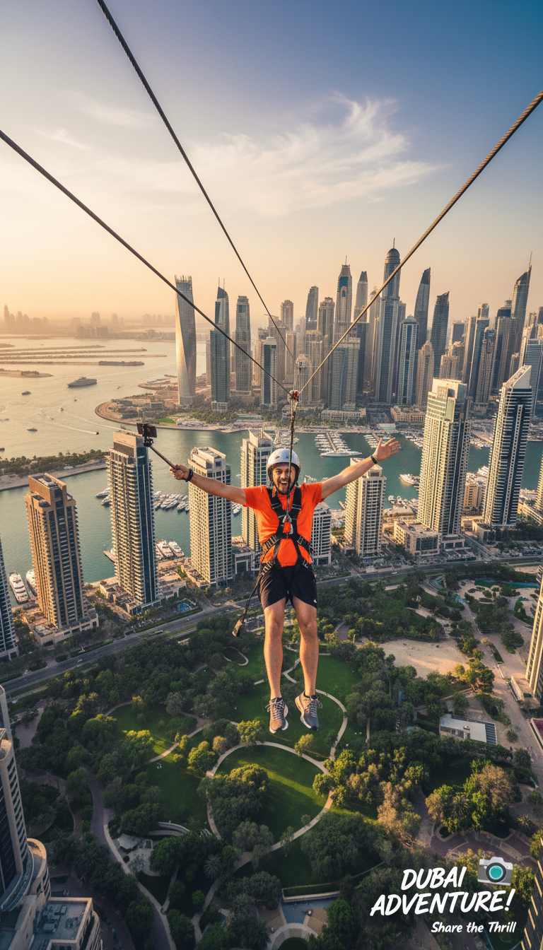 XLine Dubai Marina Zipline photo 5