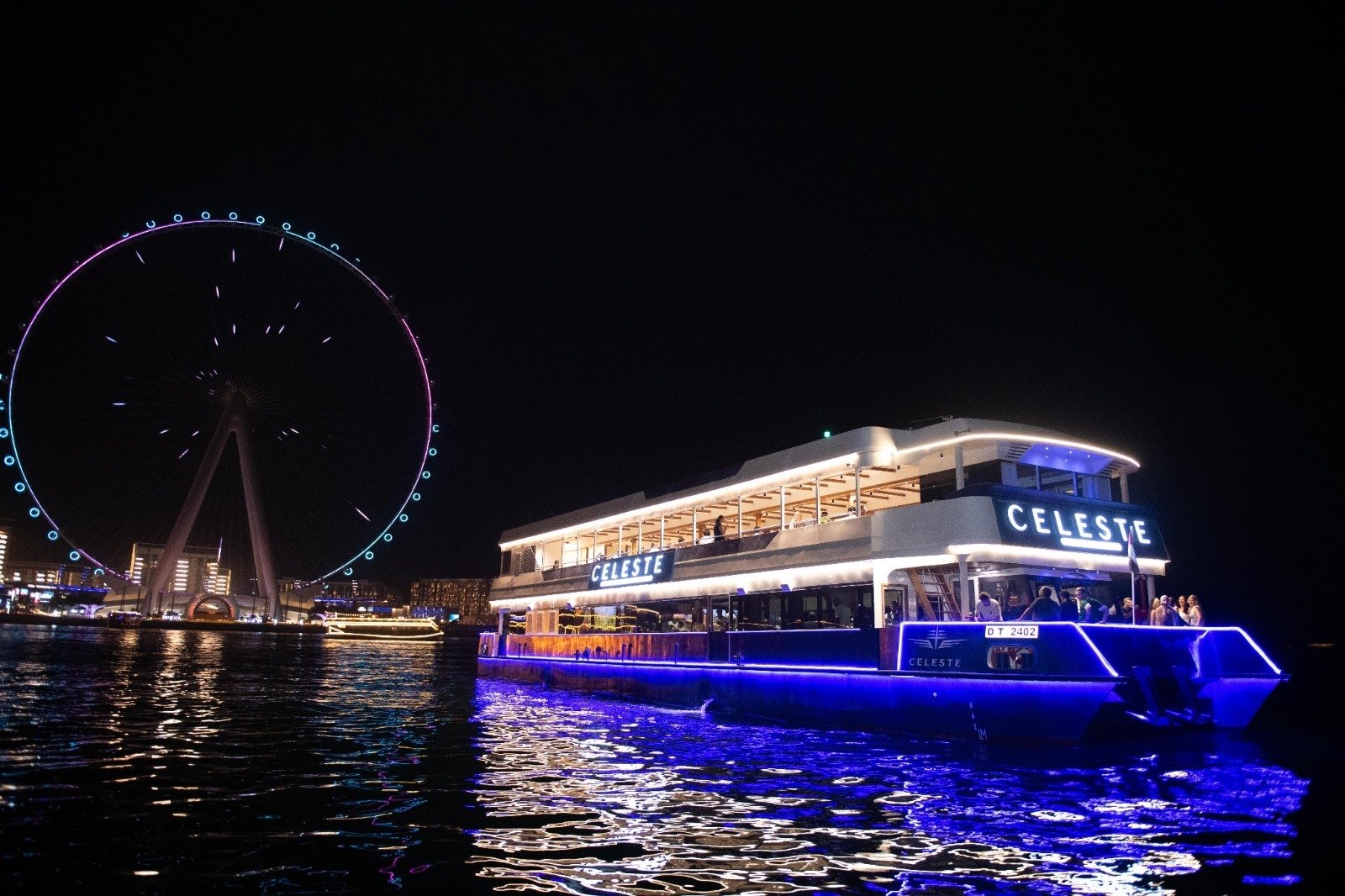 Luxury Dubai Marina Dinner Cruise with 5-Star Buffet, Live Shows & Iconic Views  Celeste Cruise Dubai 