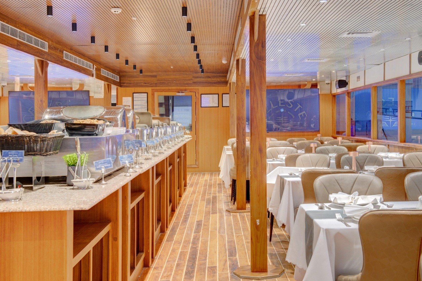 Luxury Dubai Marina Dinner Cruise with 5-Star Buffet, Live Shows & Iconic Views  Celeste Cruise Dubai  photo 2